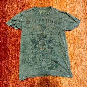 Olive green graphic t-shirt